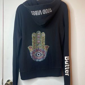 Butter Zip Up Sweater